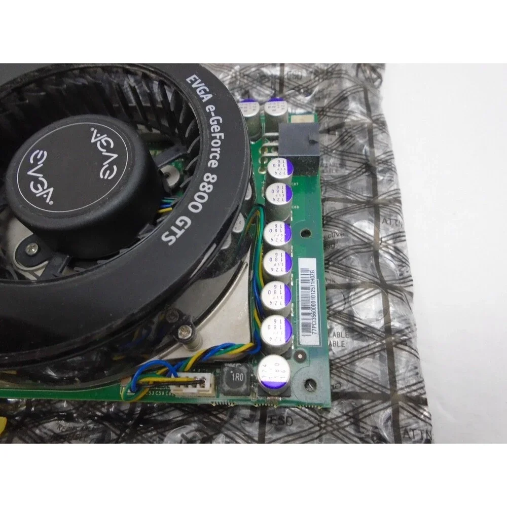 EVGA e-Geforce 8800 GTS PCI E GPU Graphics Card Cleaned and new Arctic M4 Paste